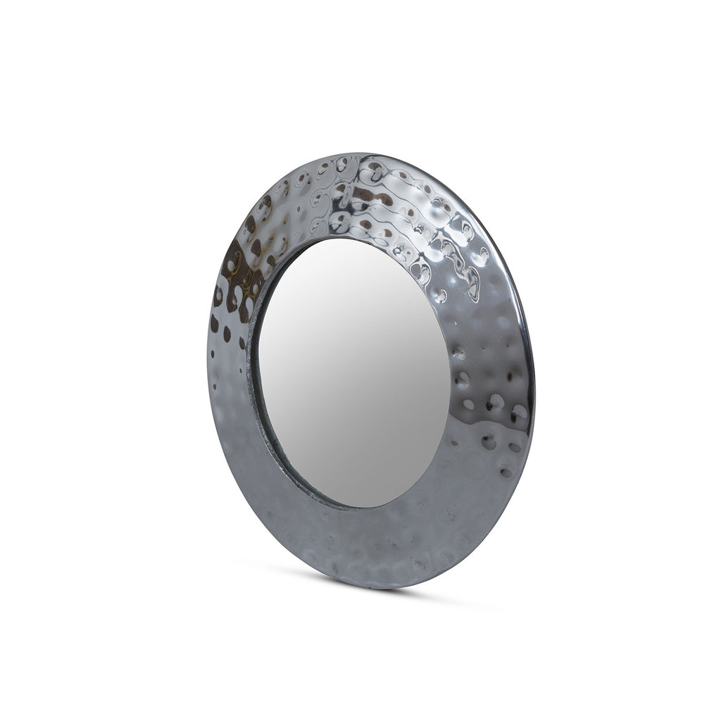 Hammered Pewter Portal Mirror - Bombay Mercantile