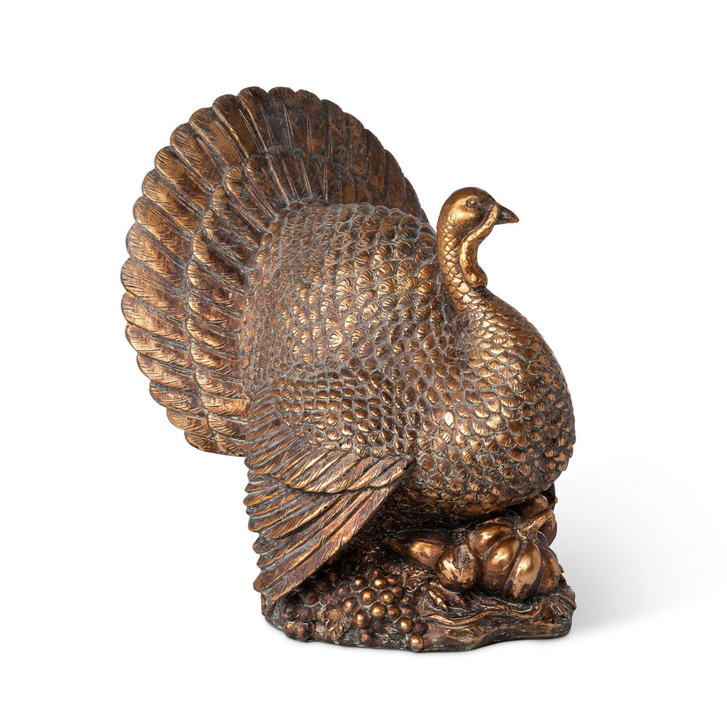 Bronze Turkey Centerpiece - Bombay Mercantile