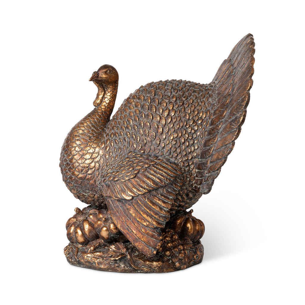 Bronze Turkey Centerpiece - Bombay Mercantile
