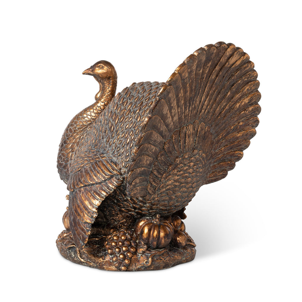 Bronze Turkey Centerpiece - Bombay Mercantile