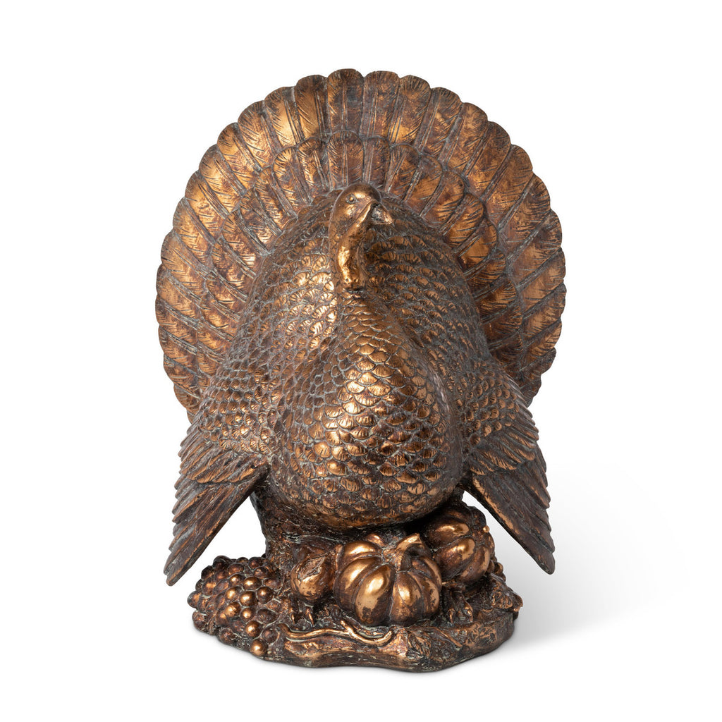 Bronze Turkey Centerpiece - Bombay Mercantile