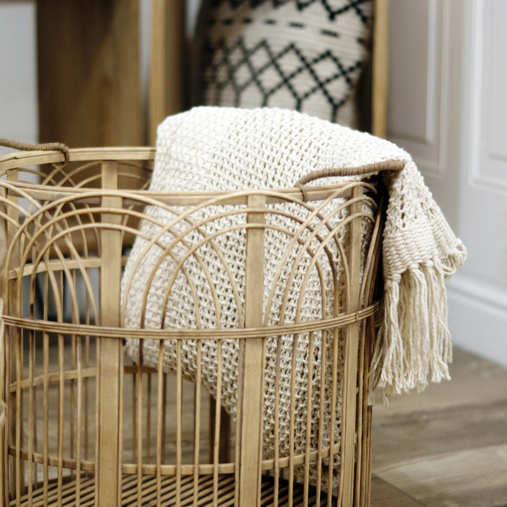 Large bamboo basket set - Bombay Mercantile