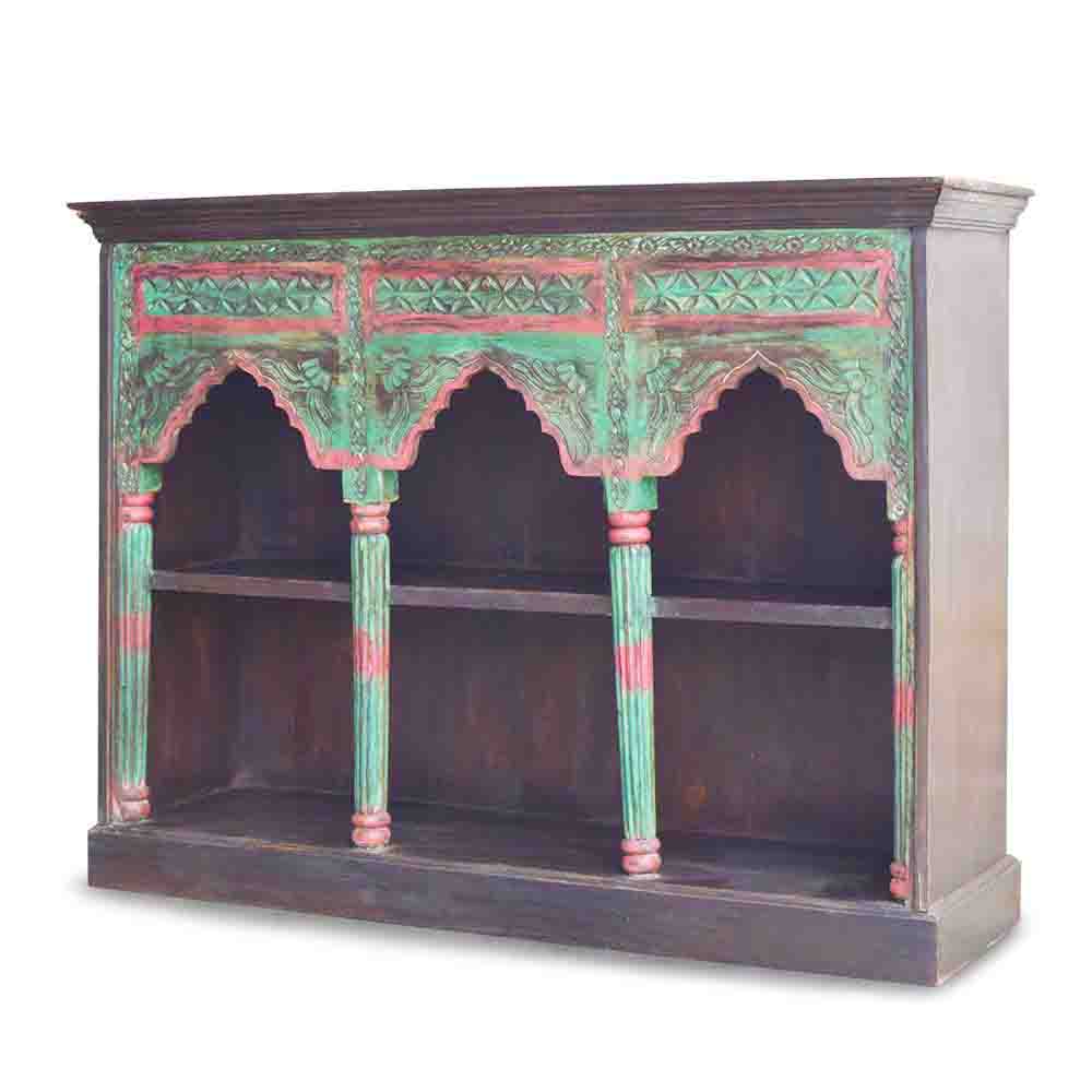 Mango Wood Book Shelf - Bombay Mercantile