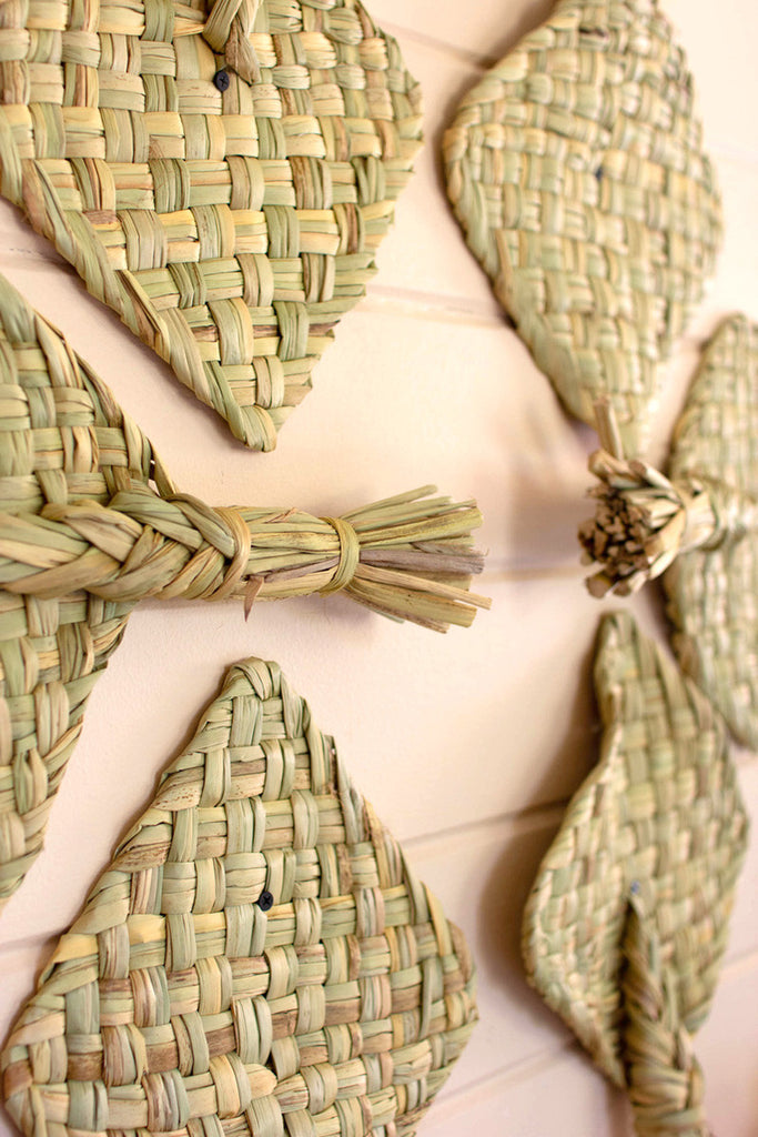 Seagrass fan - Bombay Mercantile