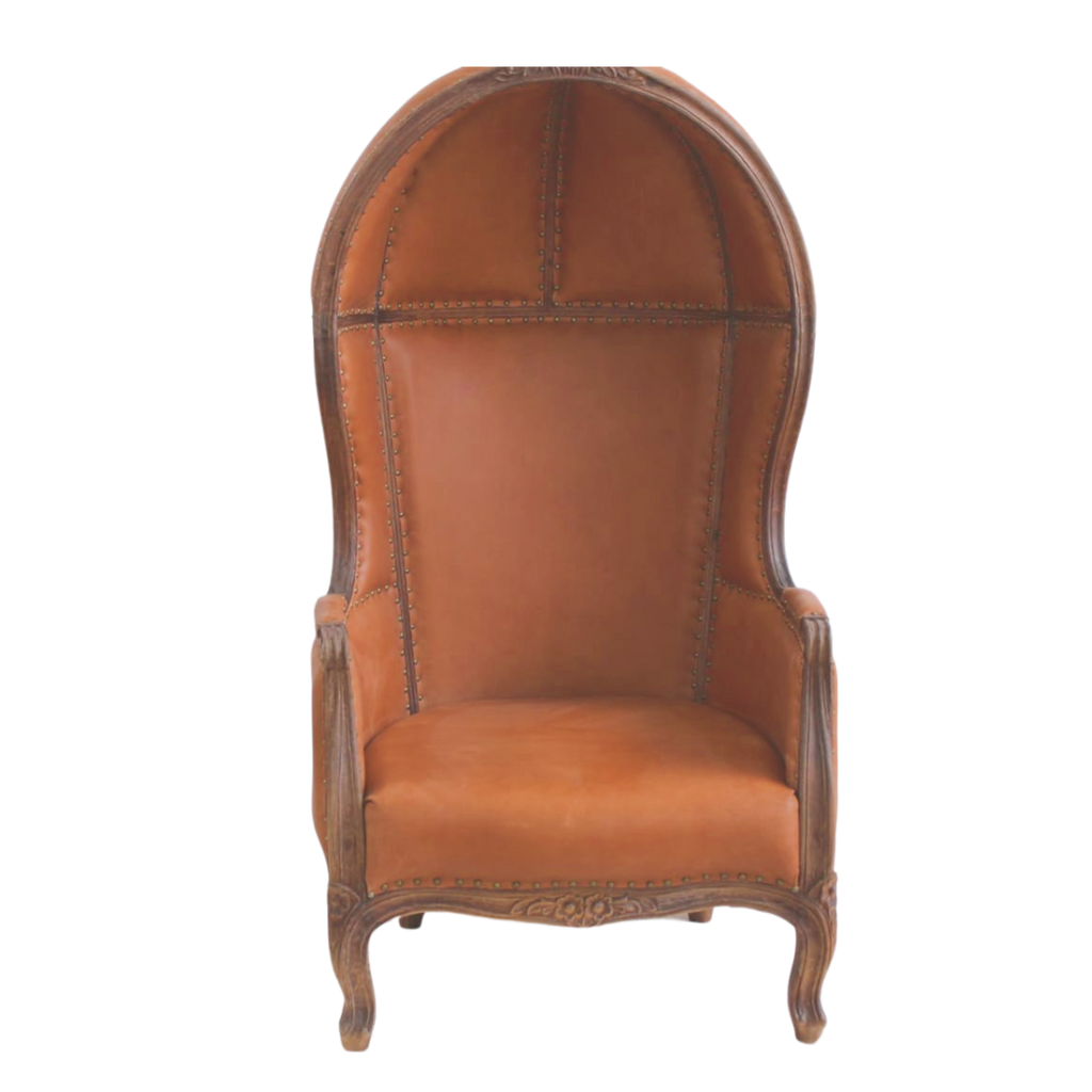 Mango Wood Canopy Chair - Bombay Mercantile