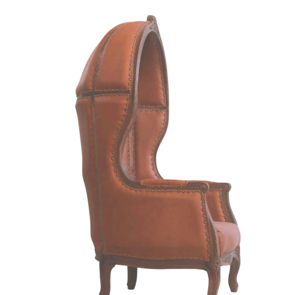 Mango Wood Canopy Chair - Bombay Mercantile