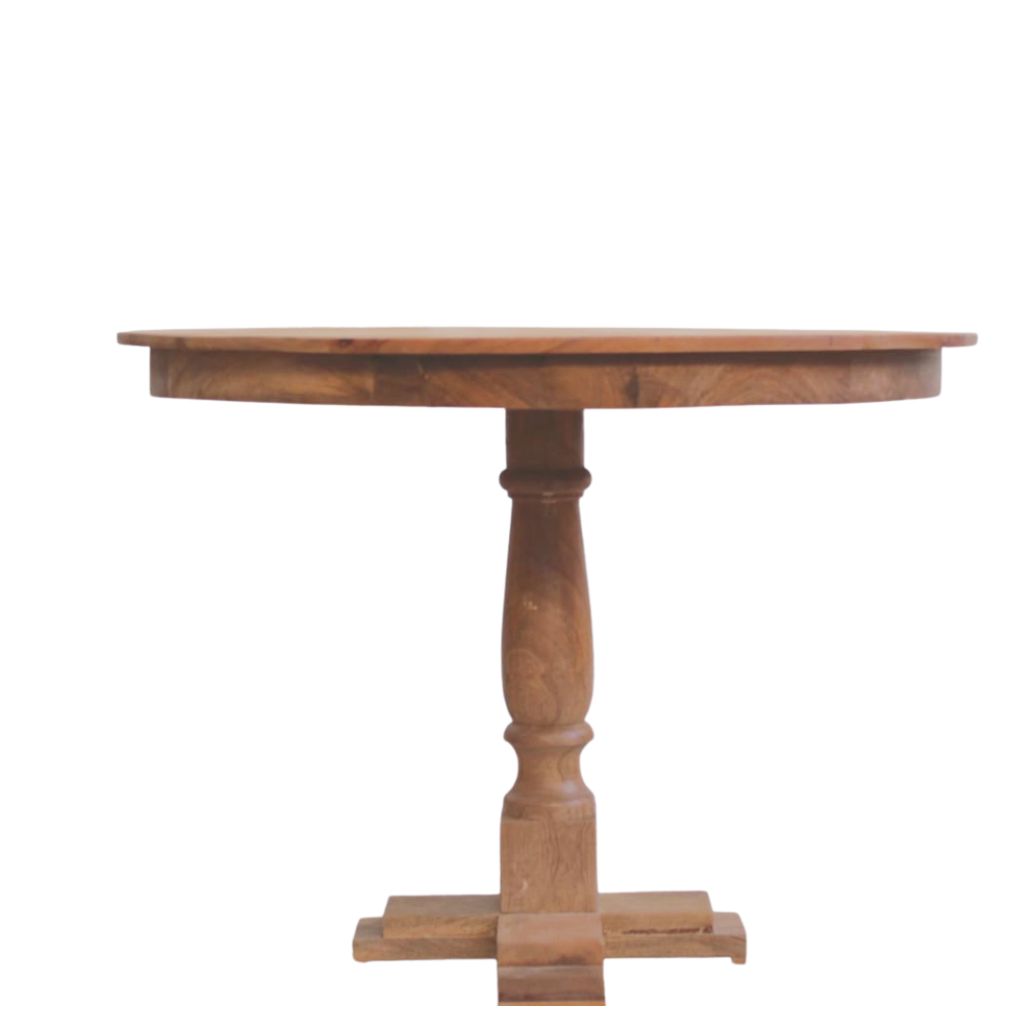 Pedestal counter height dining table - Bombay Mercantile