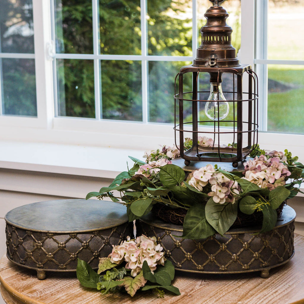 ROUND RAISED PLATFORMS Set of 3 - Bombay Mercantile