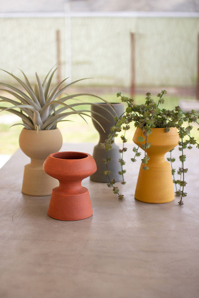 Clay vases, Set of 4 - The Nifty Decor
