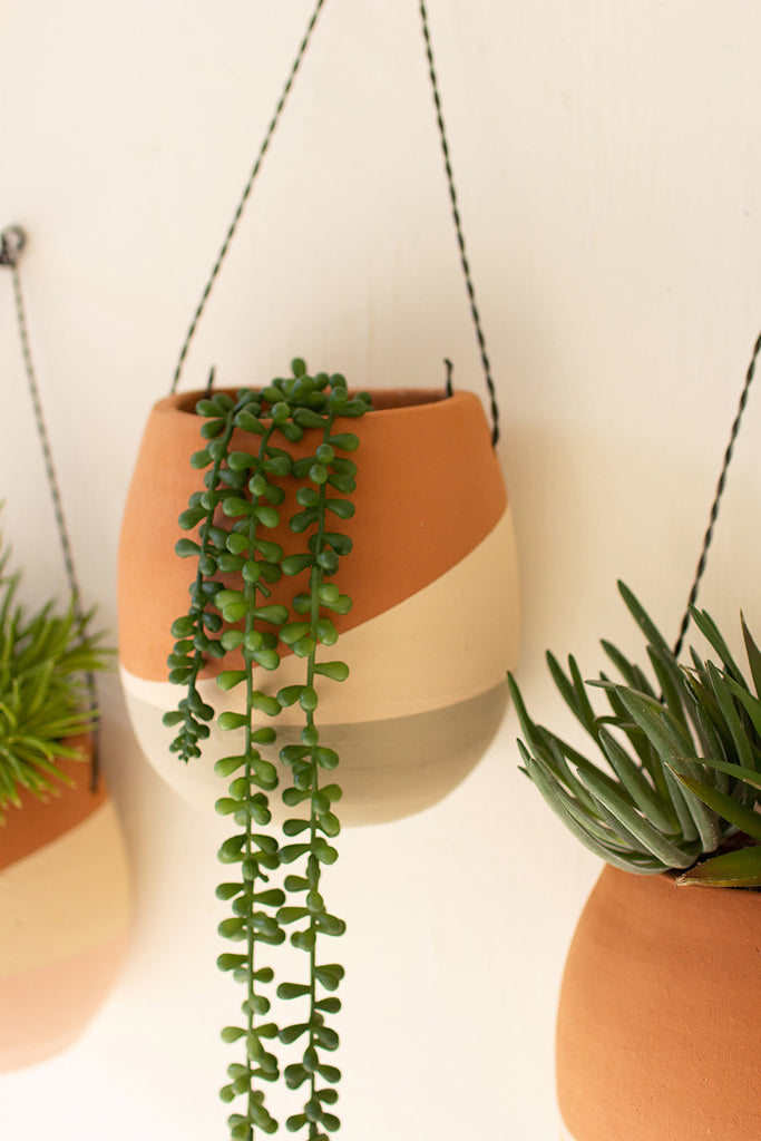 Wall pocket planters, set of 3 - The Nifty Decor