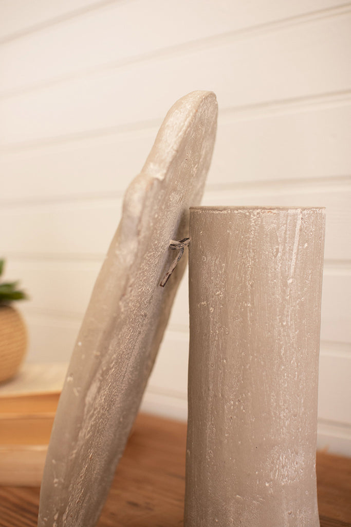Modern face clay bud vase - The Nifty Decor