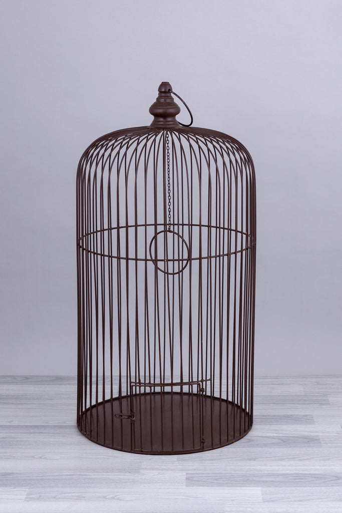 Iron Bird Cage - Bombay Mercantile