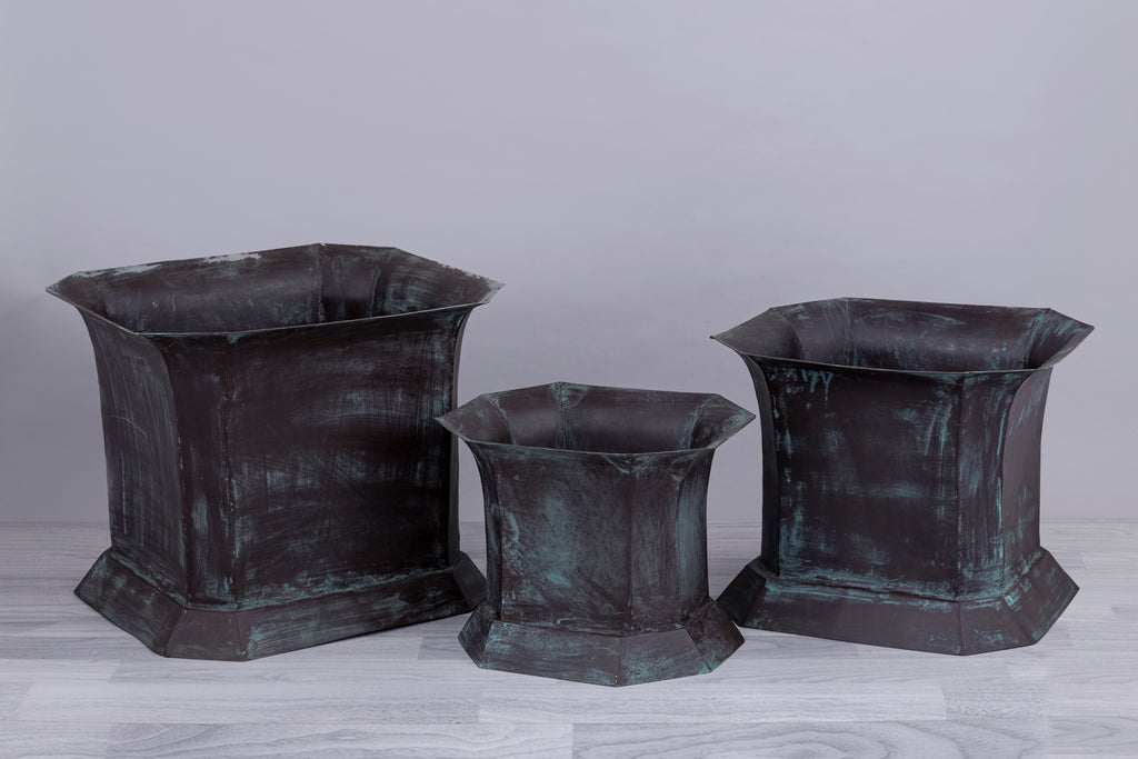 Iron Planter Set of 3 - Bombay Mercantile