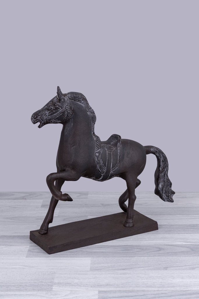 Iron Horse Sculpture - Bombay Mercantile