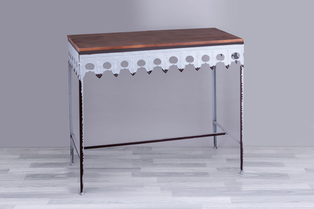 Iron & Wood Console Table - Bombay Mercantile