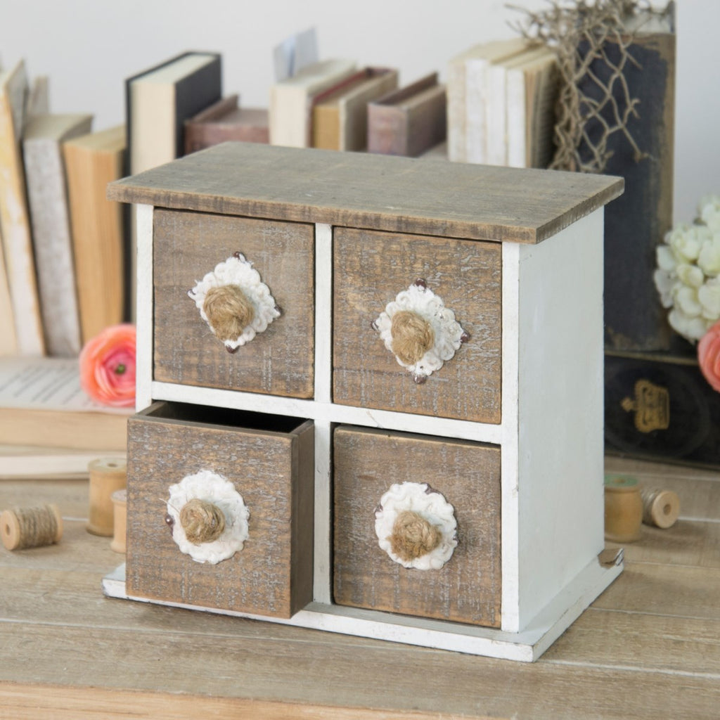 Wood jewelry box - Bombay Mercantile
