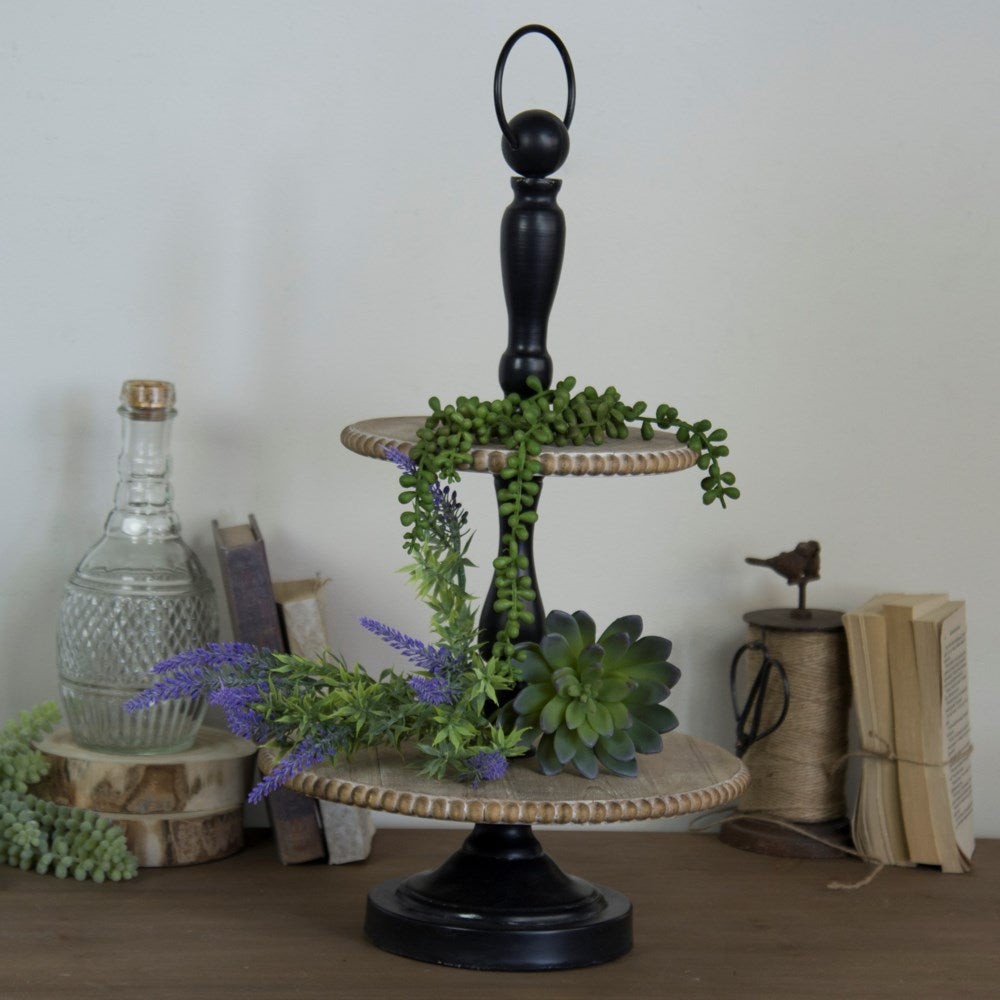 Two Tiered Tray - The Nifty Decor