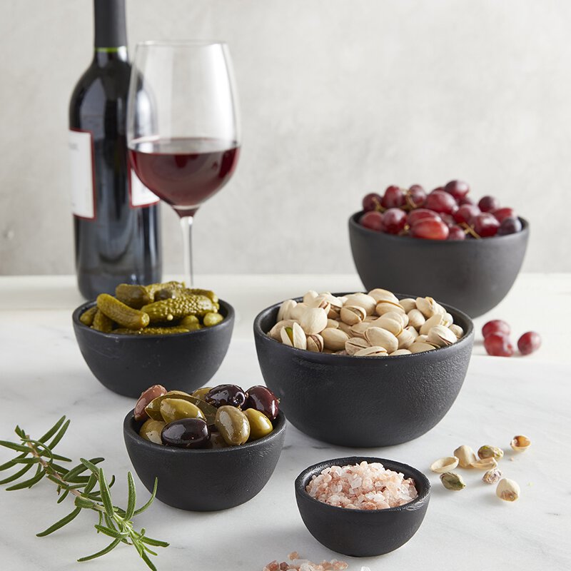 Large Round Cast Bowl, In increments of 2 - Bombay Mercantile