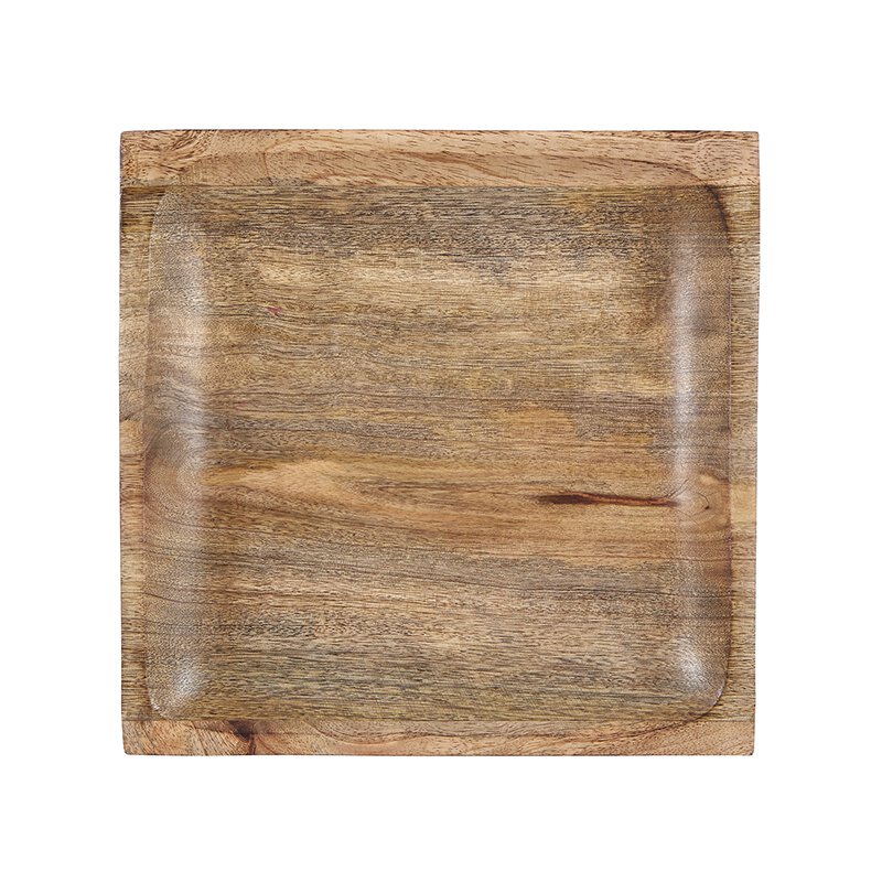 Square Tray - Wooden - Bombay Mercantile