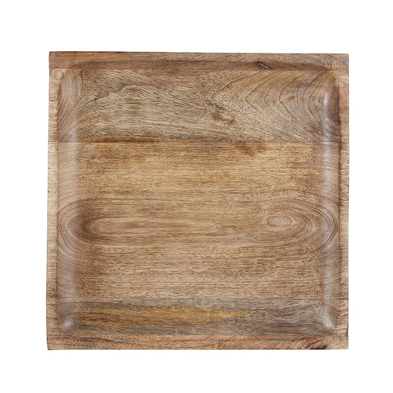Square Tray - Wooden - Bombay Mercantile