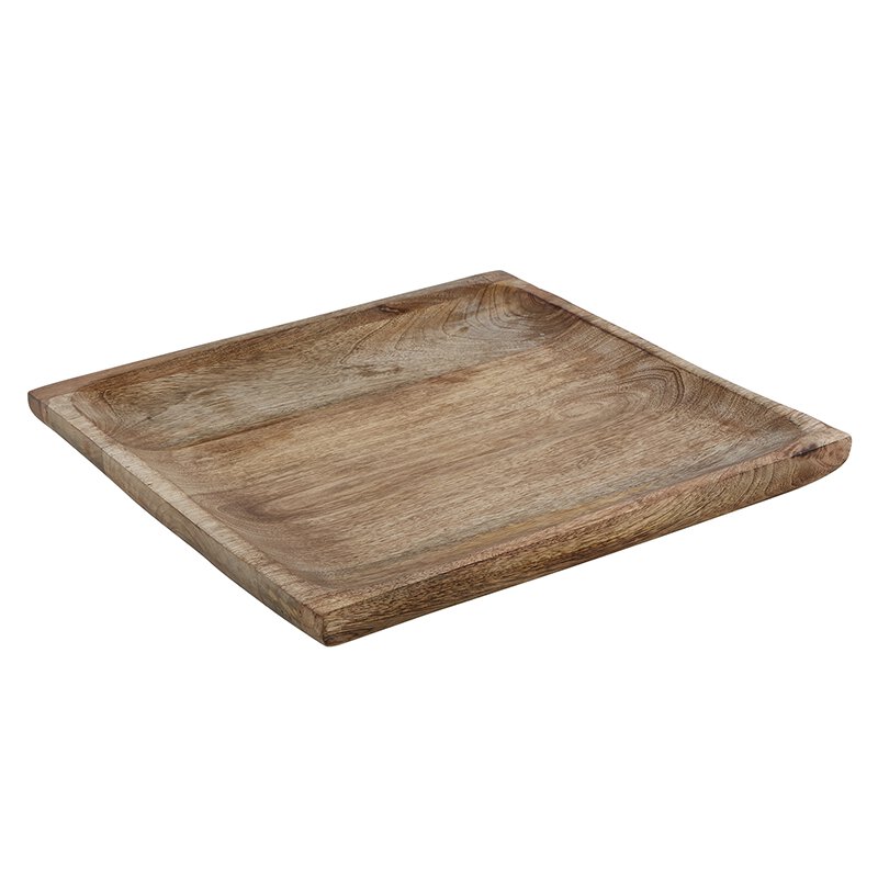 Square Tray - Wooden - Bombay Mercantile