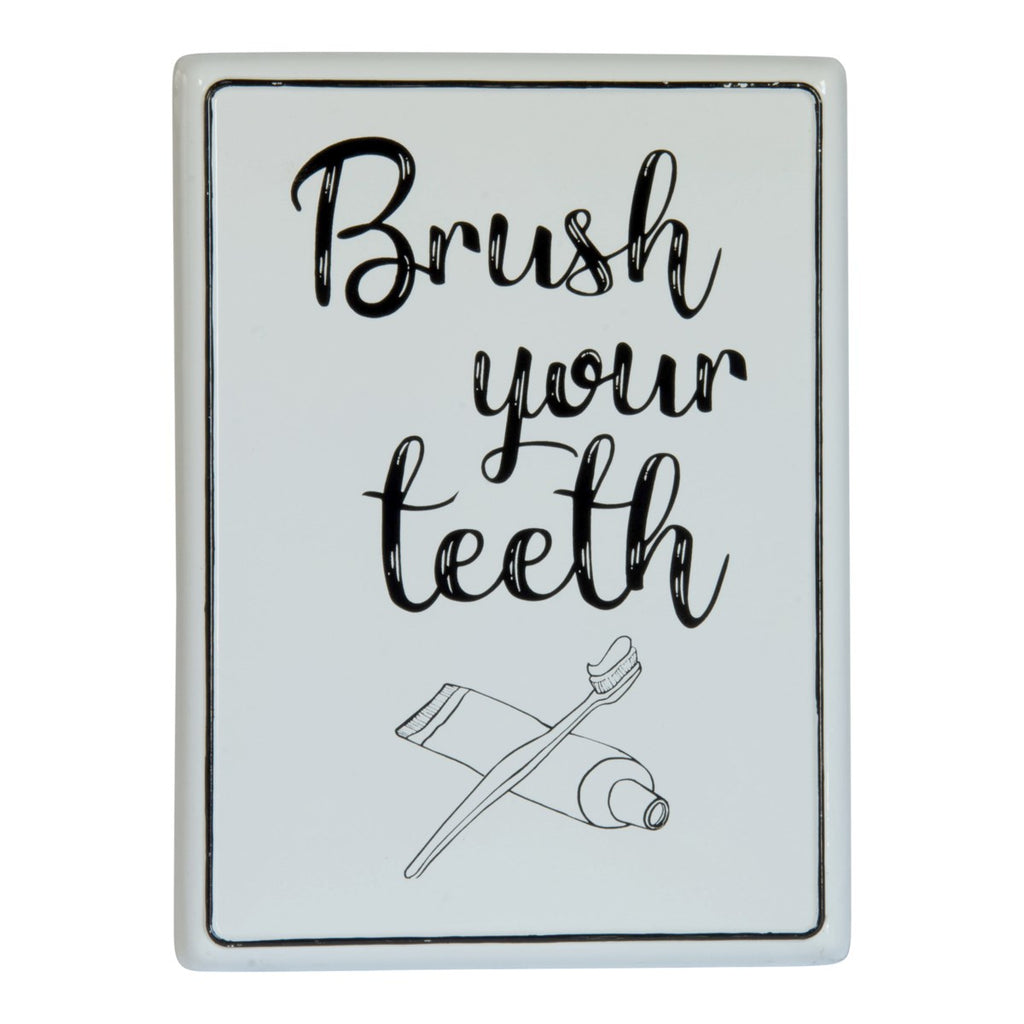 Metal sign" Brush" - Bombay Mercantile