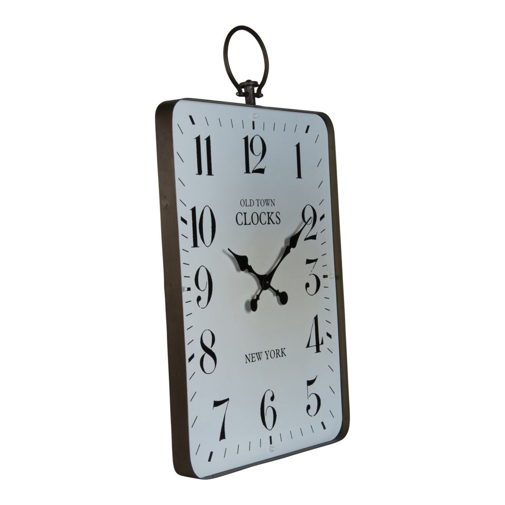 Metal wall clock - Bombay Mercantile