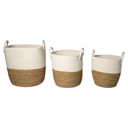 Woven Basket Set of 3 - The Nifty Decor