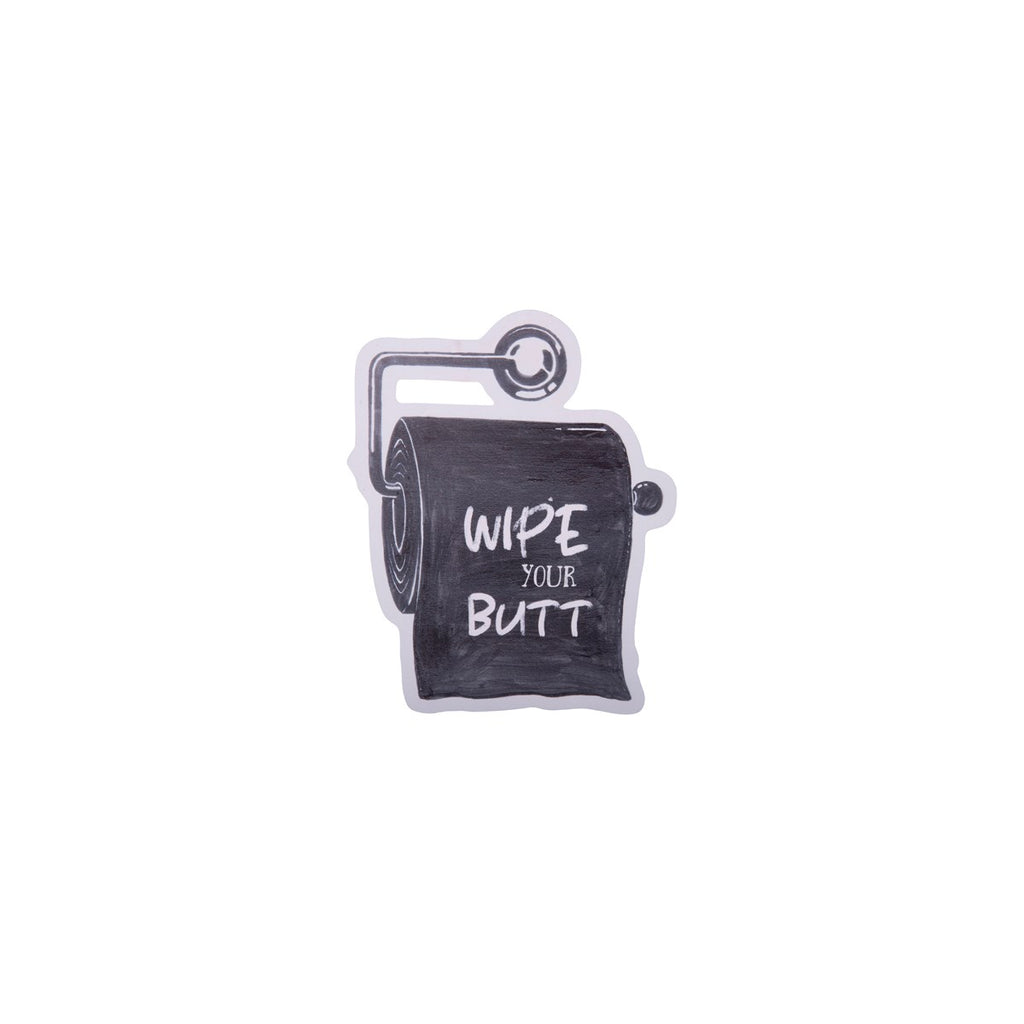 Wipe" Black Metal Sign - Bombay Mercantile