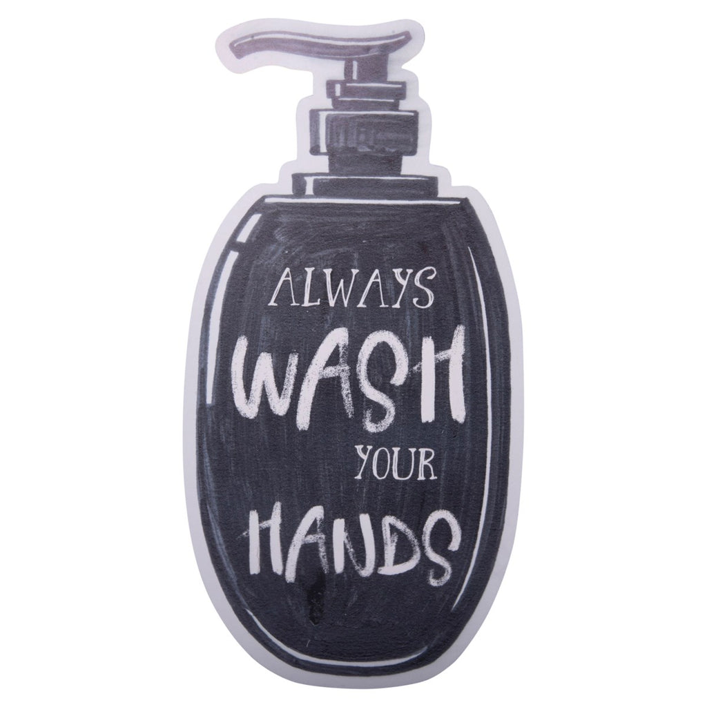 "Wash" Black metal sign - Bombay Mercantile