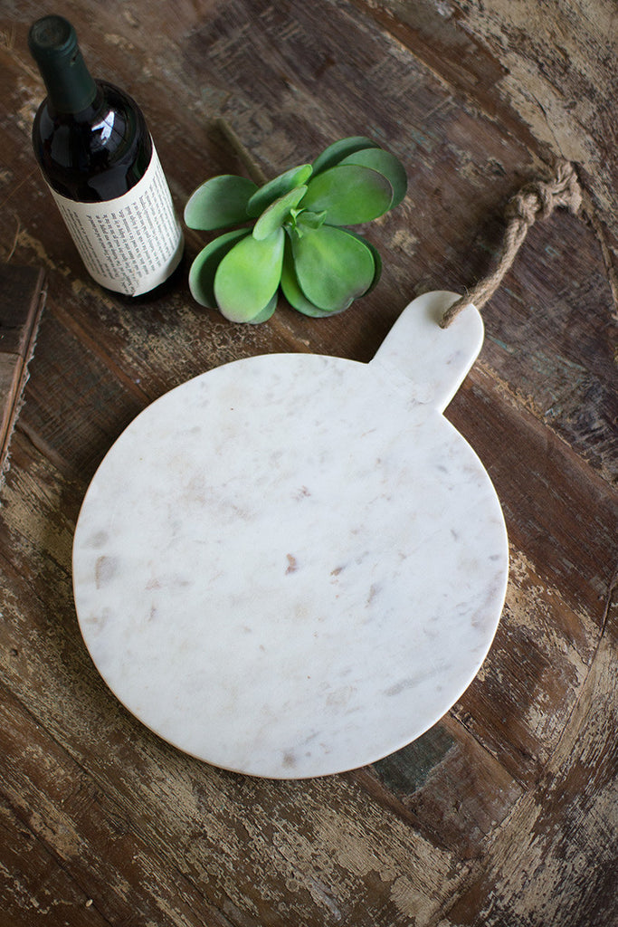 Cutting board with jute hanger - The Nifty Decor