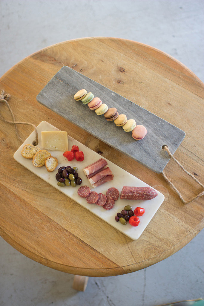 Grey board with handle - The Nifty Decor