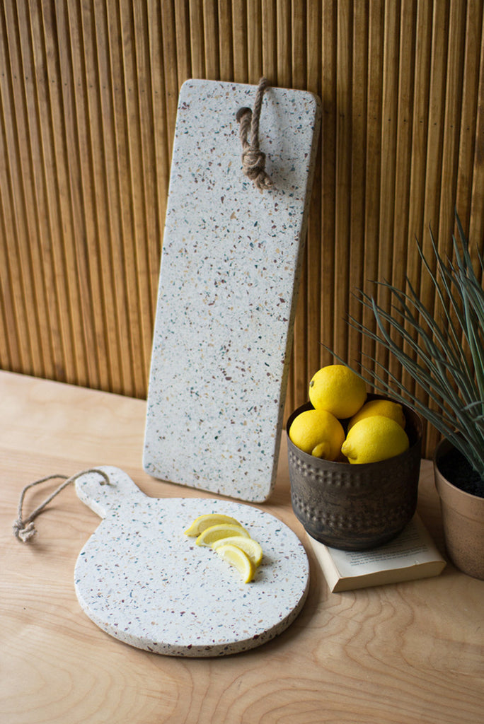 Terrazzo cutting board - The Nifty Decor