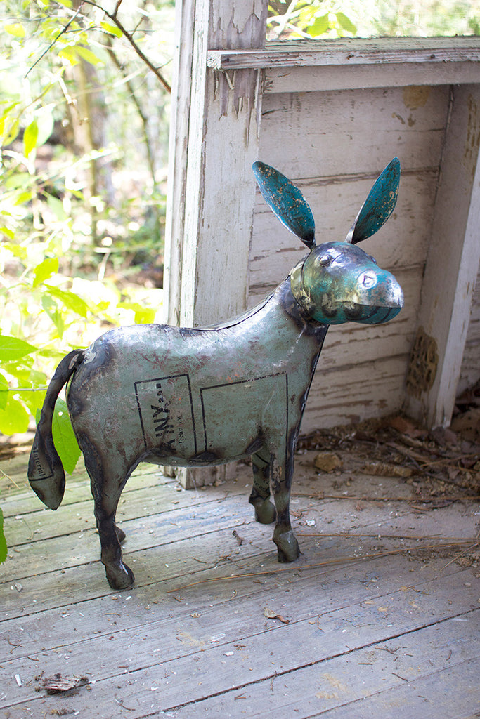 Metal donkey - The Nifty Decor