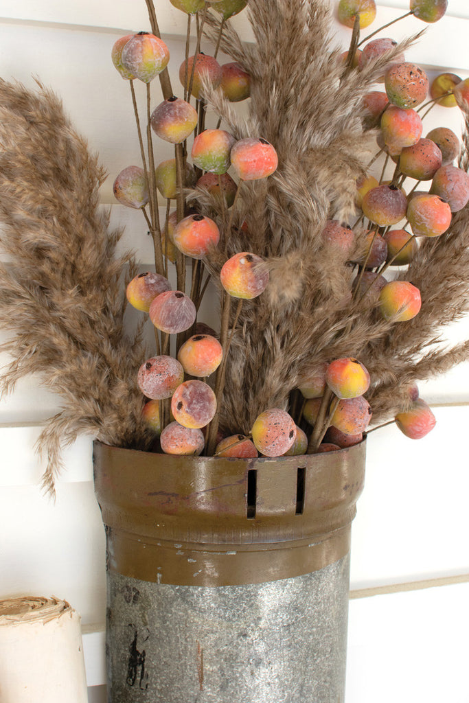 Half military canister wall vase - Bombay Mercantile