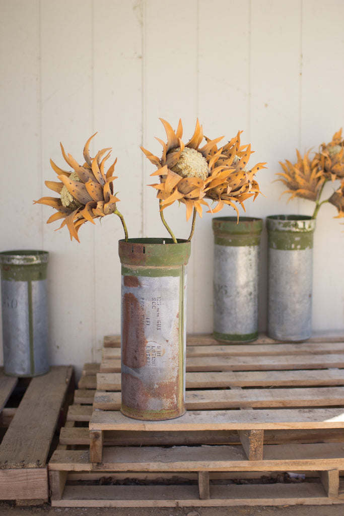 Reclaimed ammunition canister - The Nifty Decor