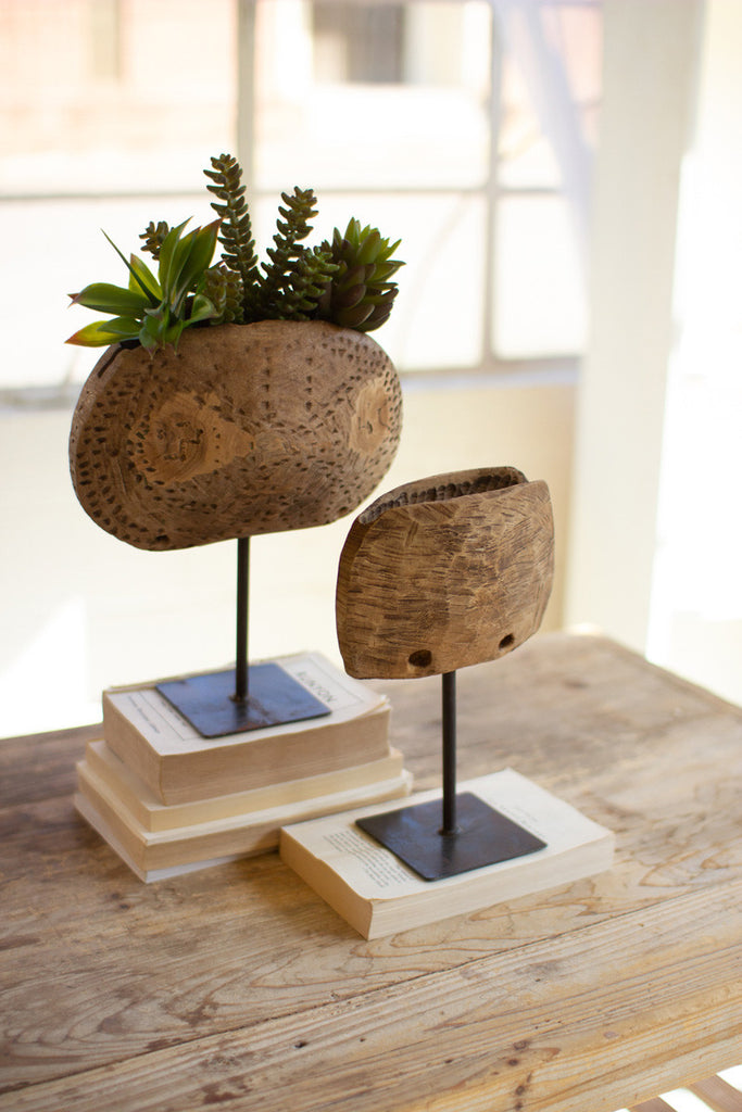 Cow bell planters, set of 2 - The Nifty Decor