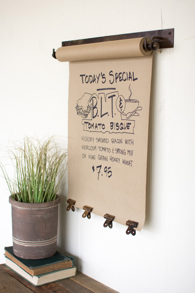 22" hanging note roll - The Nifty Decor