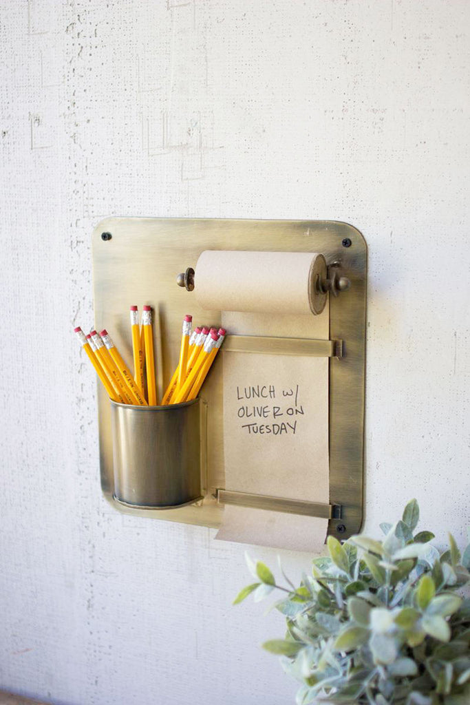 Note roll with pencil cup - The Nifty Decor