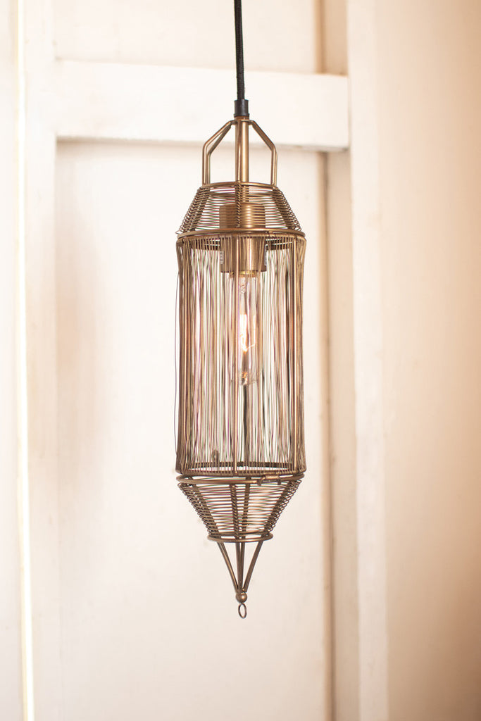 Morocco iron pendant light - Bombay Mercantile