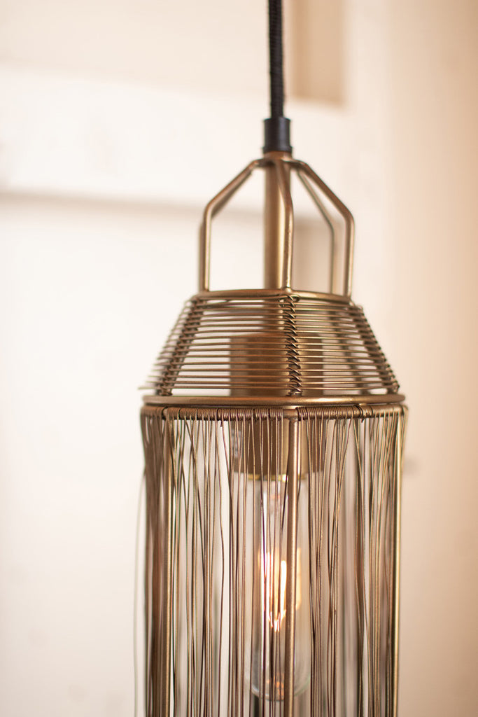 Morocco iron pendant light - Bombay Mercantile