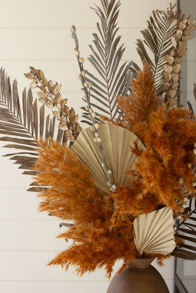 Large bundle of auburn pampas grass - Bombay Mercantile