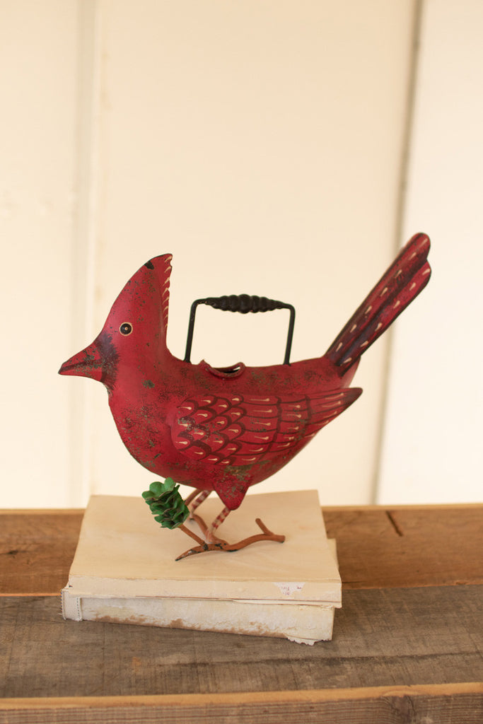 Cardinal watering can - The Nifty Decor