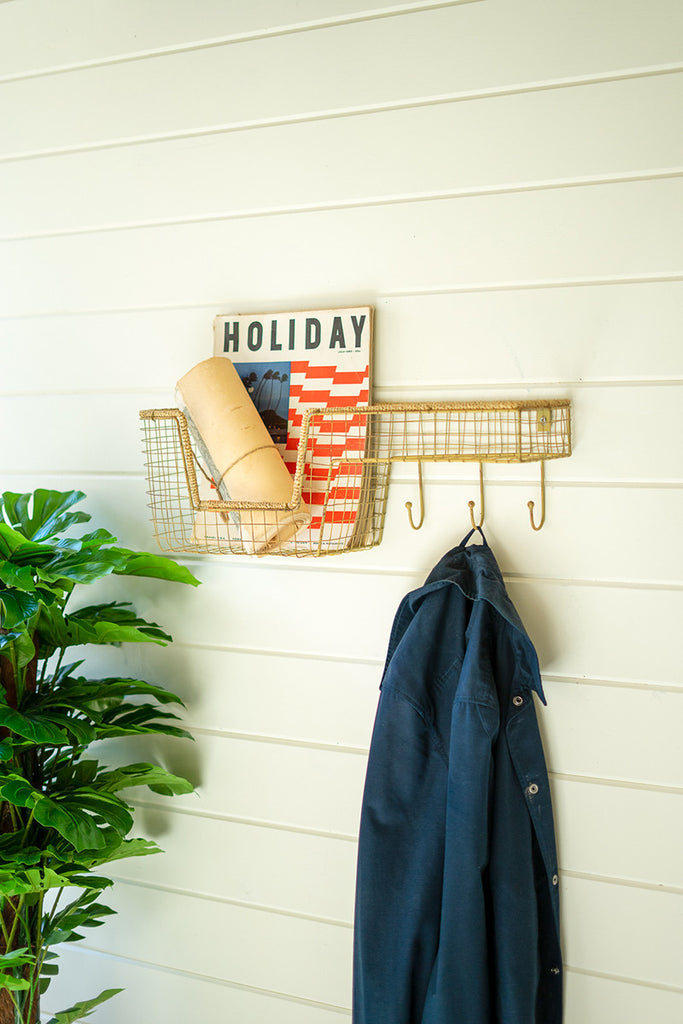 Wire wall shelf - The Nifty Decor