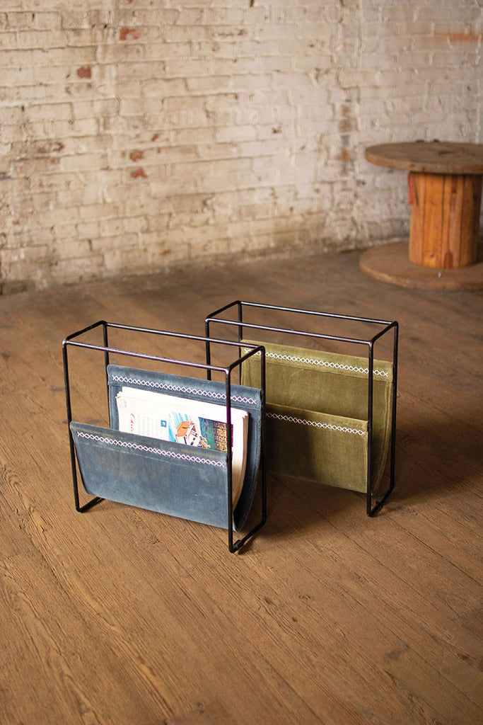 Magazine rack \ avocado - The Nifty Decor