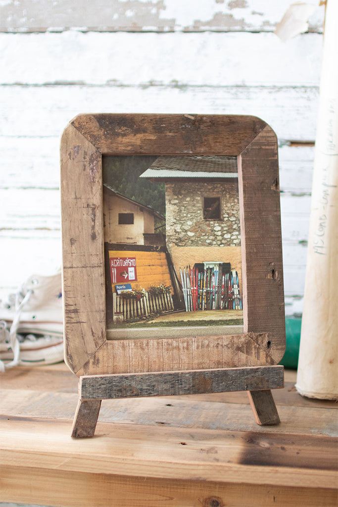 Recycled wood photo frame. - The Nifty Decor