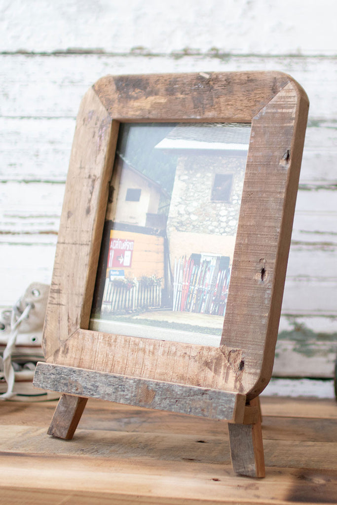 Recycled wood photo frame. - The Nifty Decor