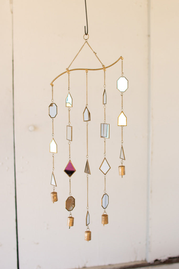 Geometric mirror suncatcher - The Nifty Decor