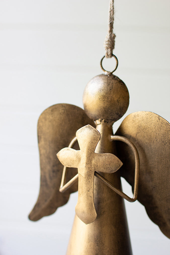 Brass angel door hanger - The Nifty Decor