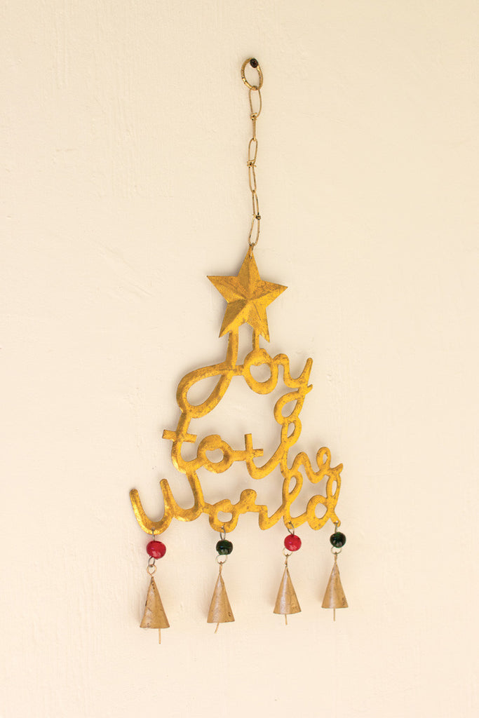 Joy to the world door hanger - Bombay Mercantile